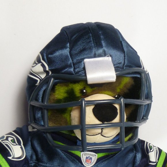 Build-A-Bear Workshop Seattle Seahawks Stuffed Plush Bear - Picture 2 of 6